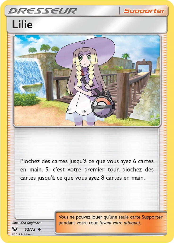Carte Pokémon Lilie de l'extension Légendes Brillantes