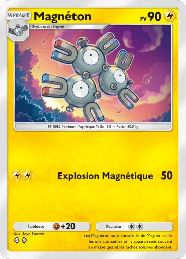 Carte Pokémon Magnéton de l'extension Aura Palpitante