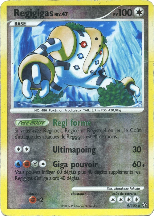 Carte Pokémon Regigigas de l'extension Tempête