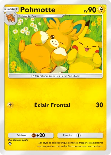 Carte Pokémon Pohmotte de l'extension Merveilles de Paldea