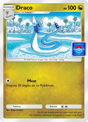 Carte Pokémon Draco de l'extension Promo-A
