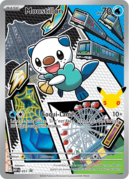 Carte Pokémon Moustillon de l'extension MEP Black Star Promos