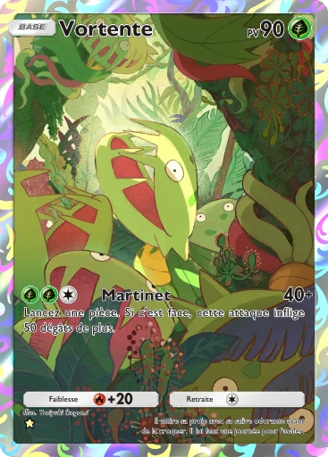 Carte Pokémon Vortente de l'extension Choc Spatio-Temporel