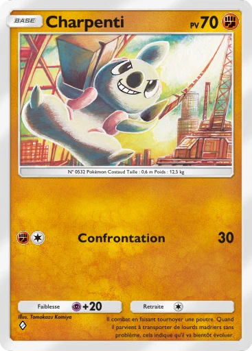 Carte Pokémon Charpenti de l'extension Domination Céleste