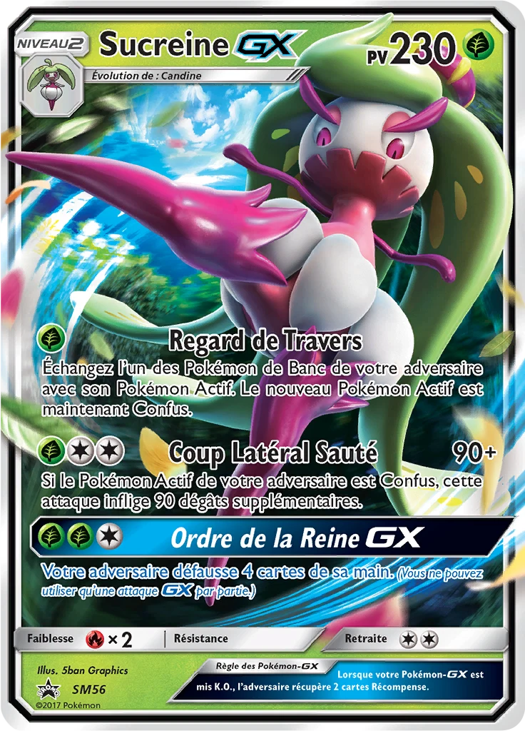 Carte Pokémon Sucreine GX de l'extension Promo SM