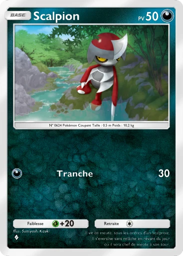 Carte Pokémon Scalpion de l'extension Propulsion Paradoxe