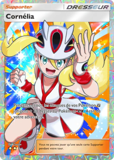 Carte Pokémon Cornélia de l'extension Aura Palpitante