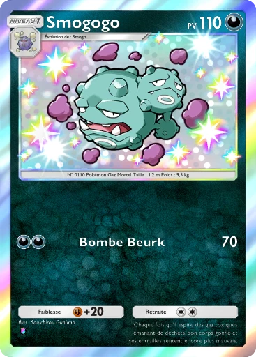 Carte Pokémon Smogogo de l'extension Domination Céleste