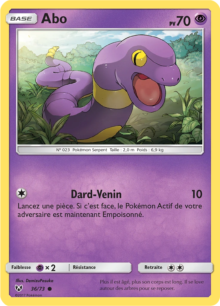 Carte Pokémon Abo de l'extension Légendes Brillantes