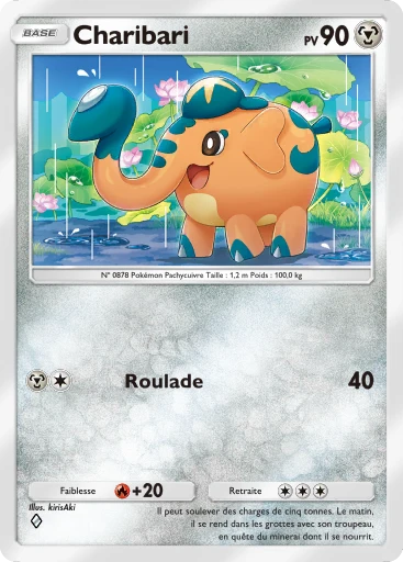 Carte Pokémon Charibari de l'extension L'Ambition de la Team Rocket