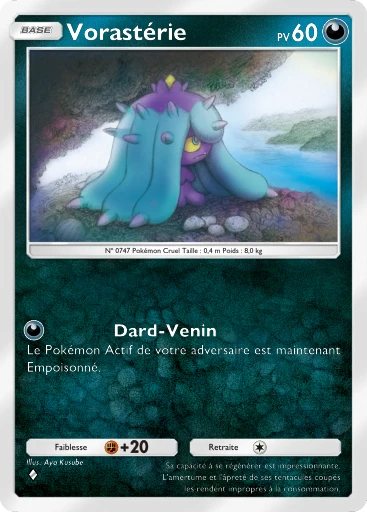 Carte Pokémon Vorastérie de l'extension Méga-Ascension