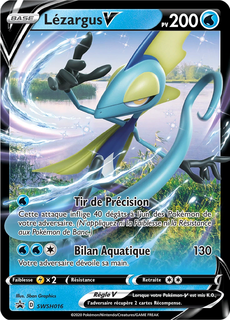 Carte Pokémon Lézargus V de l'extension Promo SWSH