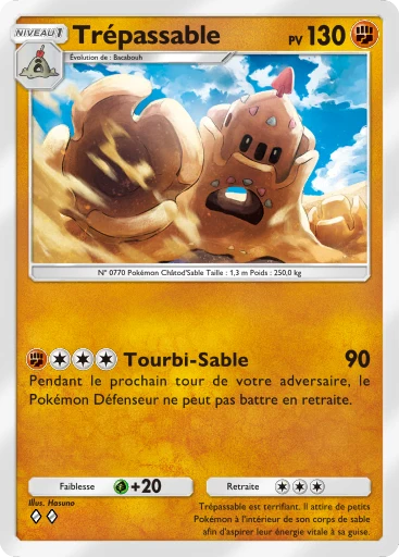Carte Pokémon Trépassable de l'extension Crise Interdimensionnelle