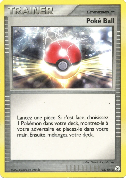 Carte Pokémon Poké Ball de l'extension Diamant & Perle