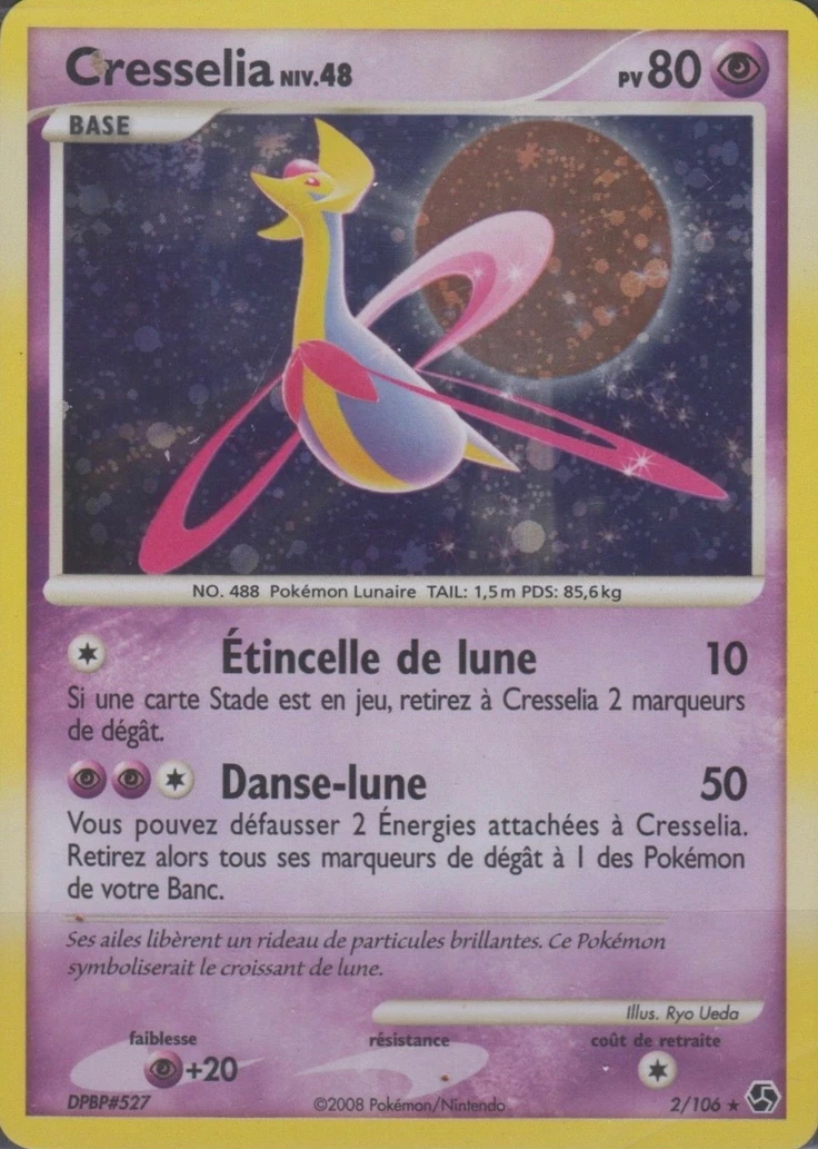 Carte Pokémon Cresselia de l'extension Duels au Sommets