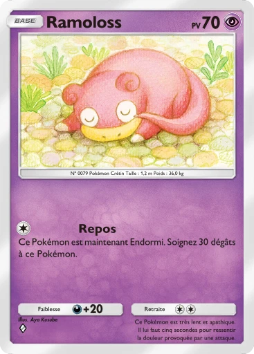 Carte Pokémon Ramoloss de l'extension Sagesse entre Ciel et Mer