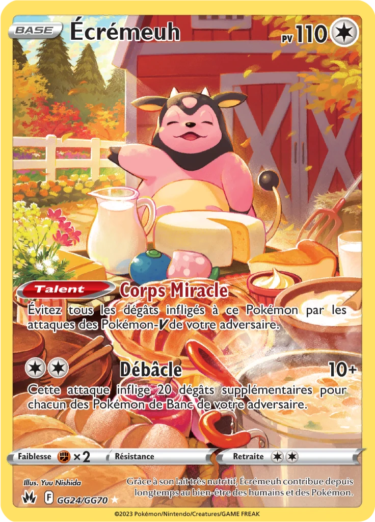 Carte Pokémon Écrémeuh de l'extension Zénith Suprême