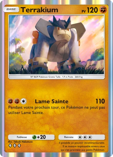 Carte Pokémon Terrakium de l'extension Méga-Ascension