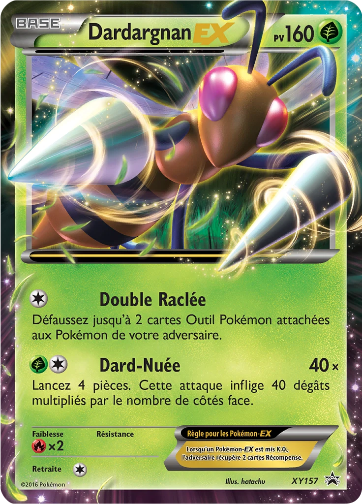 Carte Pokémon Dardargnan-EX de l'extension Promo XY