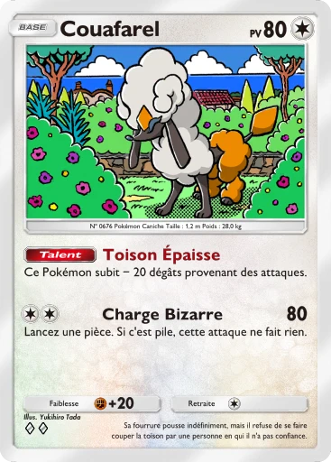 Carte Pokémon Couafarel de l'extension Aura Palpitante