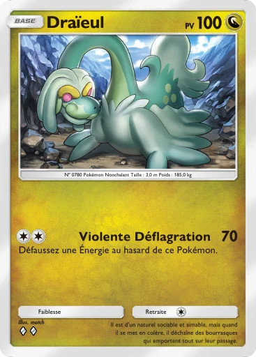 Carte Pokémon Draïeul de l'extension Domination Céleste