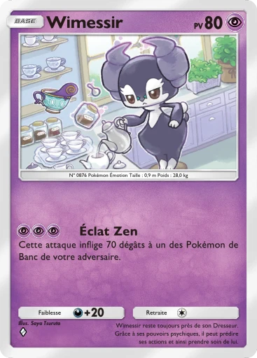 Carte Pokémon Wimessir de l'extension Parade Onirique