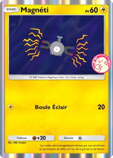 Carte Pokémon Magnéti de l'extension Promo-A