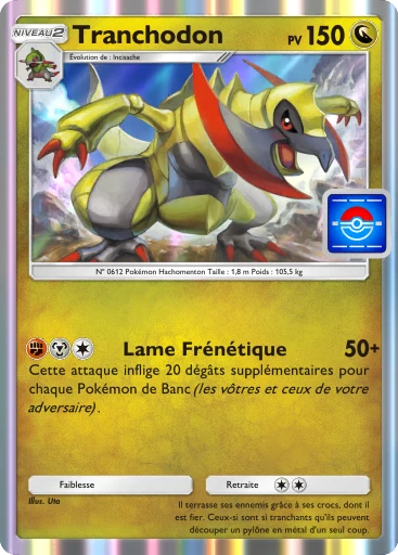 Carte Pokémon Tranchodon de l'extension Promo-B