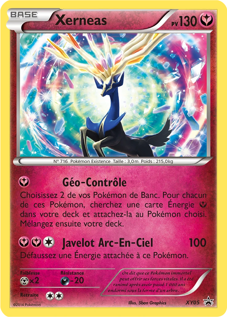 Carte Pokémon Xerneas de l'extension Promo XY