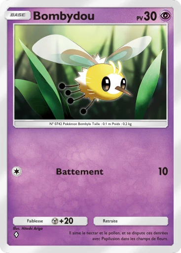 Carte Pokémon Bombydou de l'extension Gardiens Astraux