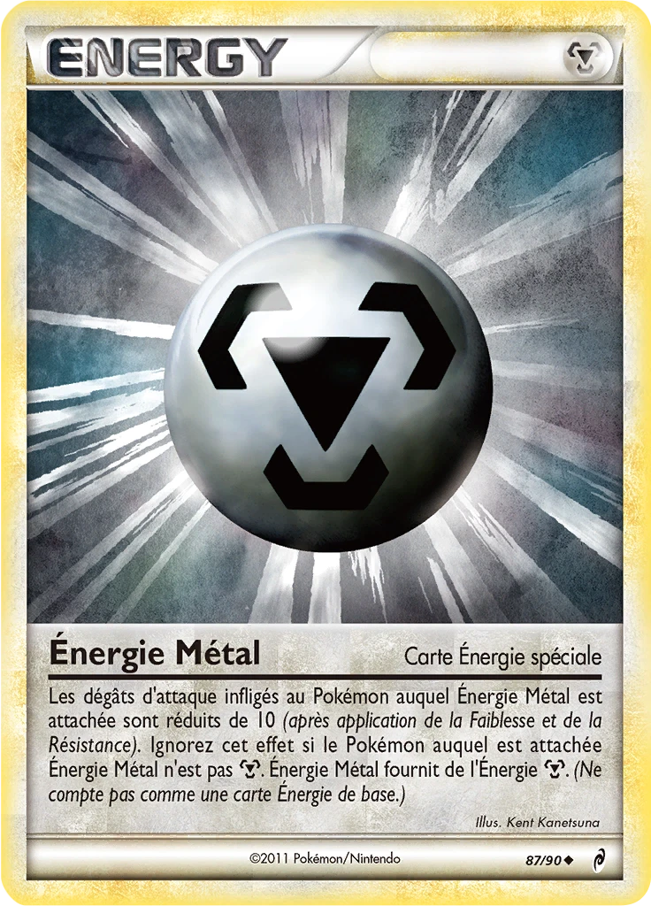 Carte Pokémon Énergie Métal de l'extension L'appel des Légendes