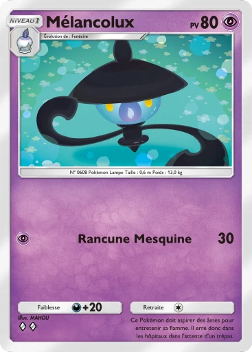Carte Pokémon Mélancolux de l'extension Parade Onirique