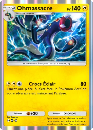 Carte Pokémon Ohmassacre de l'extension Puissance Génétique
