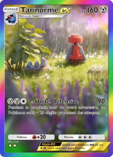 Carte Pokémon Tarinorme-ex de l'extension Lumière Triomphale