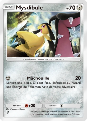 Carte Pokémon Mysdibule de l'extension Puissance Génétique
