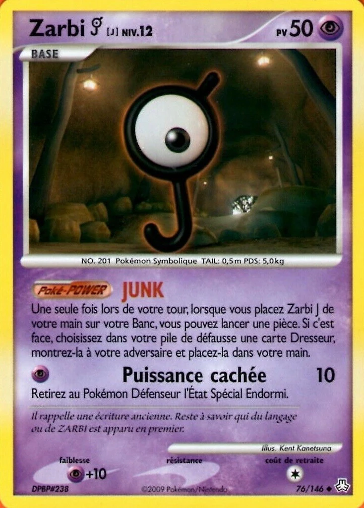 Carte Pokémon Zarbi J de l'extension Éveil des Légendes
