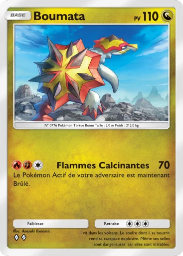 Carte Pokémon Boumata de l'extension Domination Céleste
