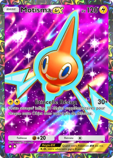 Carte Pokémon Motisma-ex de l'extension Domination Céleste
