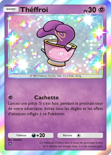 Carte Pokémon Théffroi de l'extension L'Ambition de la Team Rocket