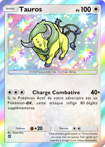 Carte Pokémon Tauros de l'extension Parade Onirique