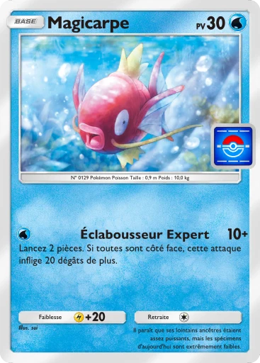Carte Pokémon Magicarpe de l'extension Promo-B