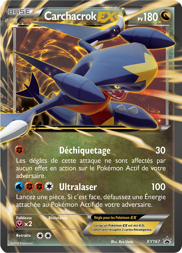 Carte Pokémon Carchacrok-EX de l'extension Promo XY
