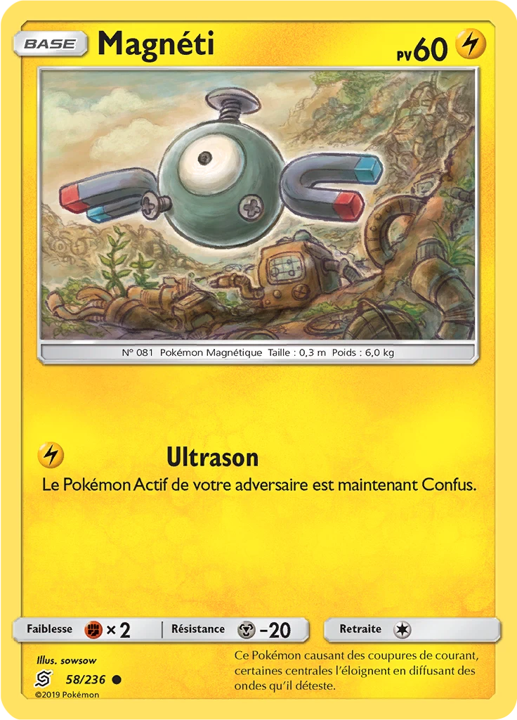Carte Pokémon Magnéti de l'extension Harmonie des Esprits
