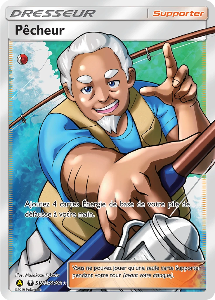 Carte Pokémon Pêcheur de l'extension Destinées Occultes