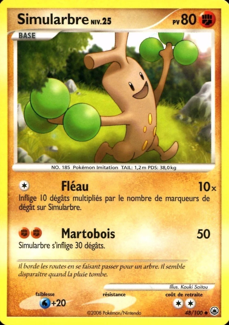 Carte Pokémon Simularbre de l'extension Aube Majestueuse