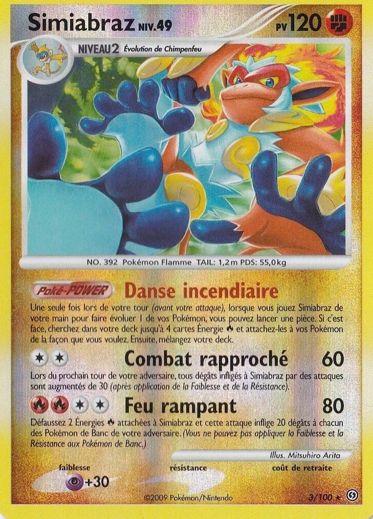 Carte Pokémon Simiabraz de l'extension Tempête