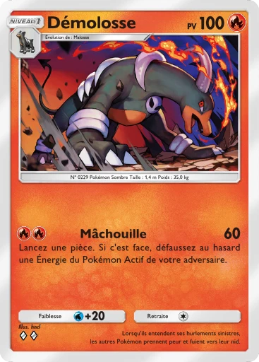 Carte Pokémon Démolosse de l'extension Domination Céleste
