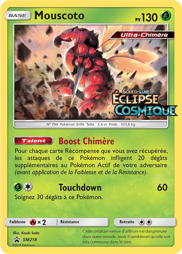 Carte Pokémon Mouscoto de l'extension Promo SM