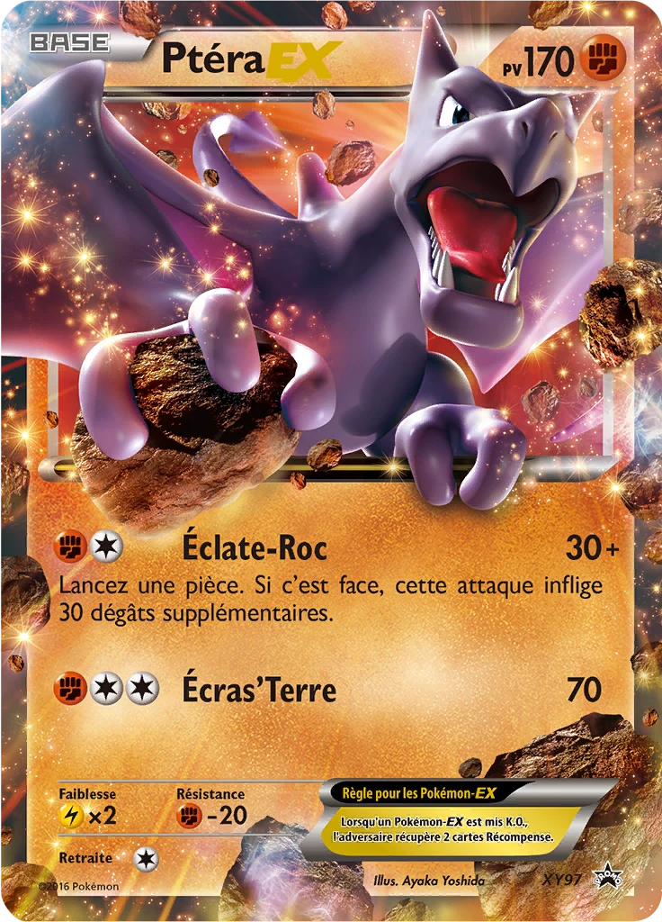 Carte Pokémon Ptéra EX de l'extension Promo XY