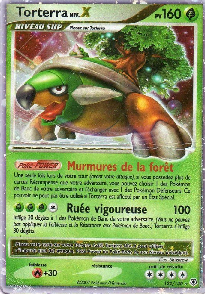 Carte Pokémon Torterra de l'extension Diamant & Perle